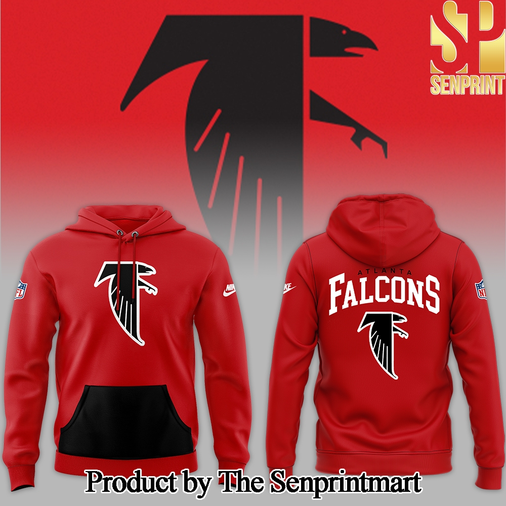 Atlanta Falcons 2024 Throwback Red For Sport Fans 3D Hoodie SEN1149