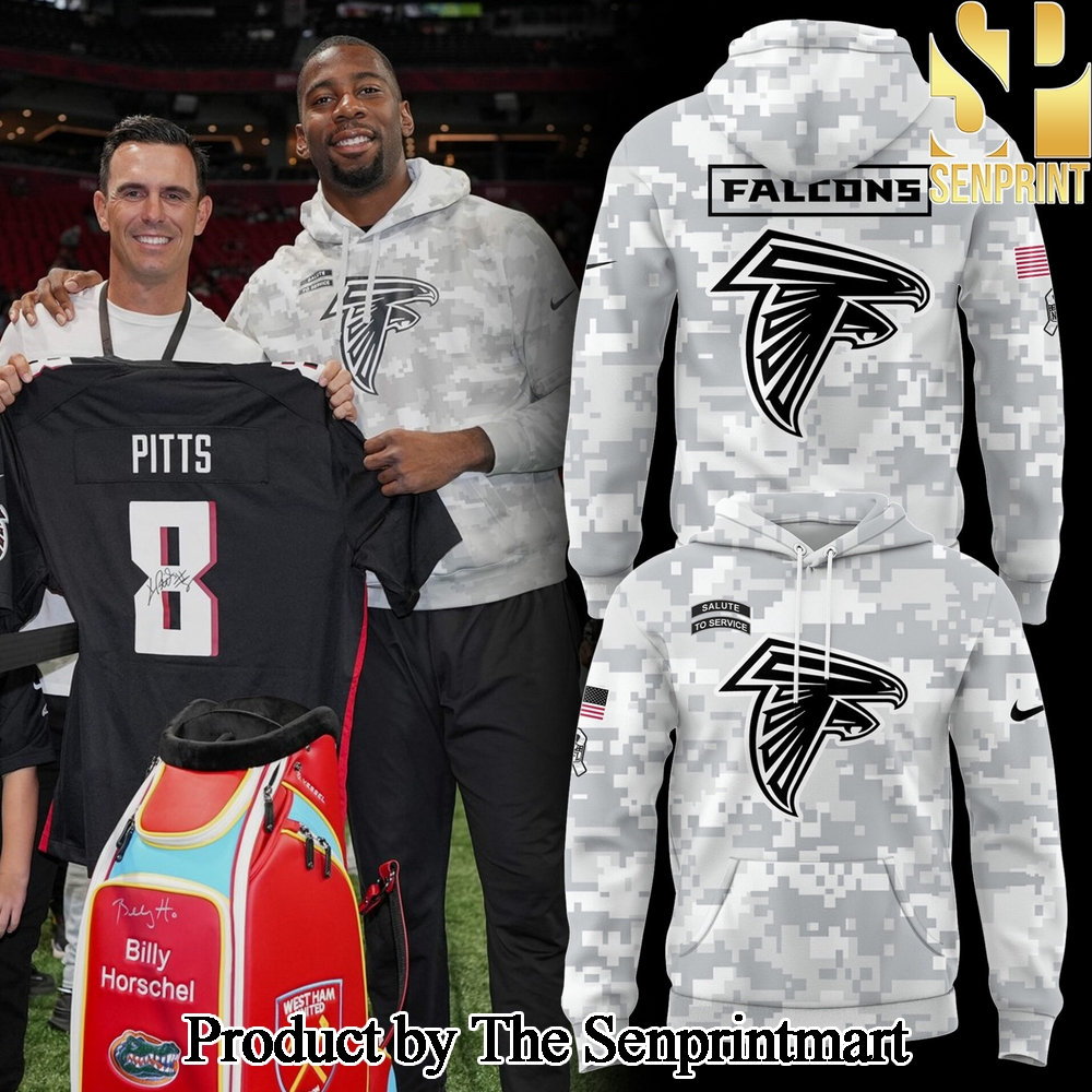 Atlanta Falcons Salute to Service For Sport Fans 3D Hoodie SEN1114