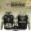 Chicago Bears 2024 Salute to Service Club Camo Hoodie SEN1213