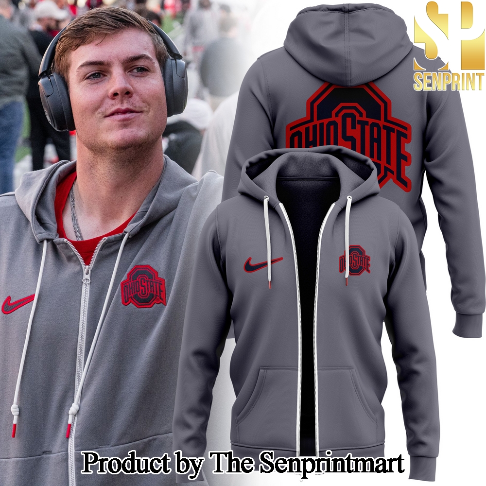 Ohio State Buckeyes football For Sport Fans Full Printed Zip Hoodie SEN1254