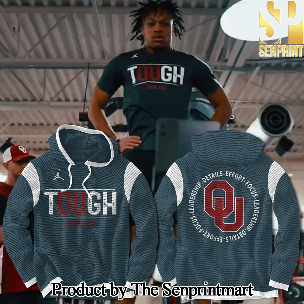 Oklahoma Sooners Football Hooded For Fans Full Printed Sweatshirt SEN1173