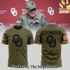 Oklahoma Sooners Football Team Veteran Camo For Sport Fans 3D Polo SEN1184