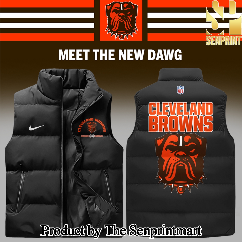 Cleveland Browns Limited Combo Sleeveless Jacket Hoodie SEN3075