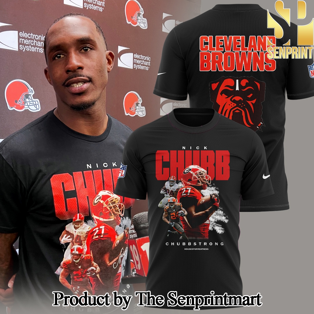 Cleveland Browns Nick Chubb Chubb Strong Tshirt SEN3071