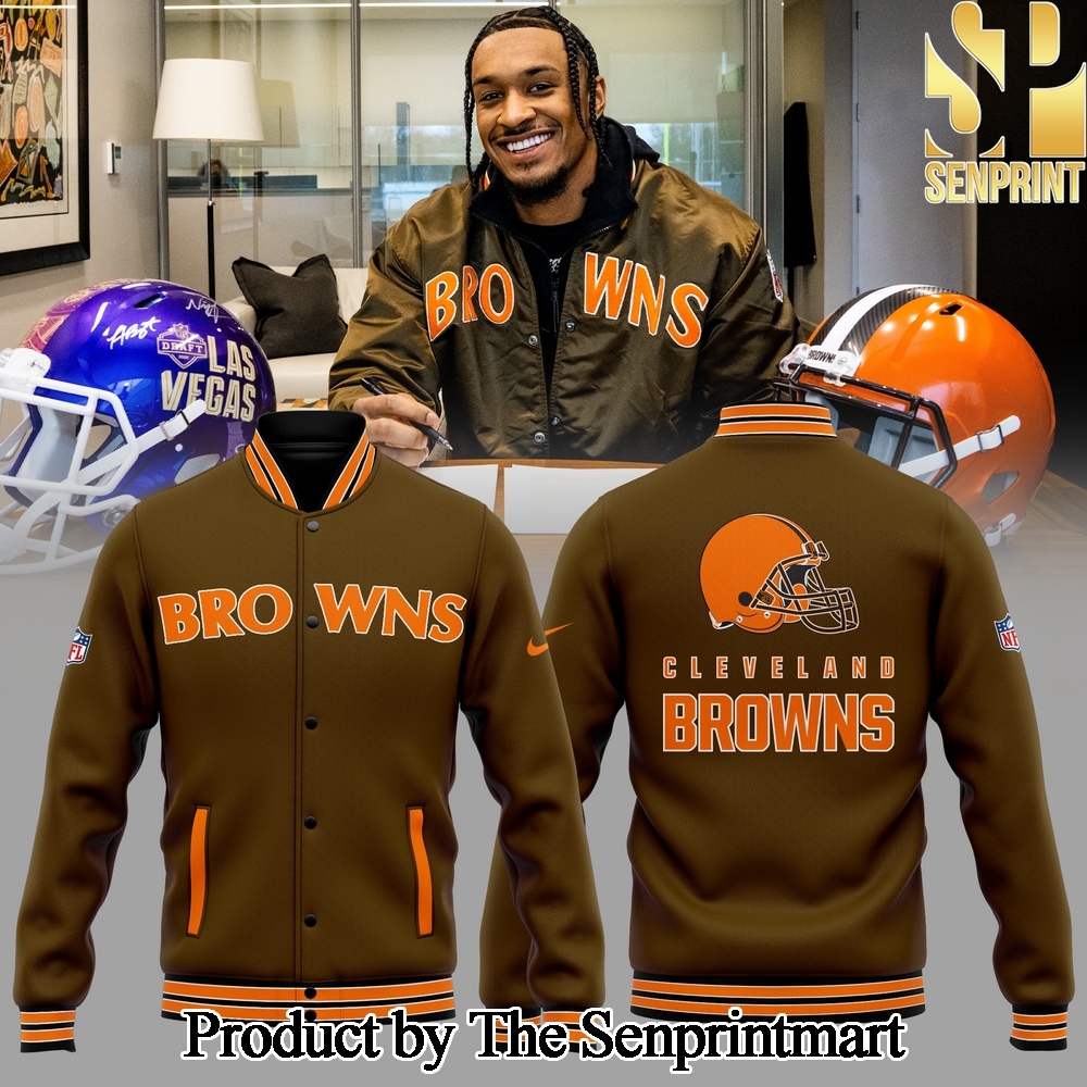 Cleveland Browns special edition bomber jacket 02 SEN3061