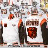 Cleveland Browns Wear Your White Bomber Jacket SEN3082