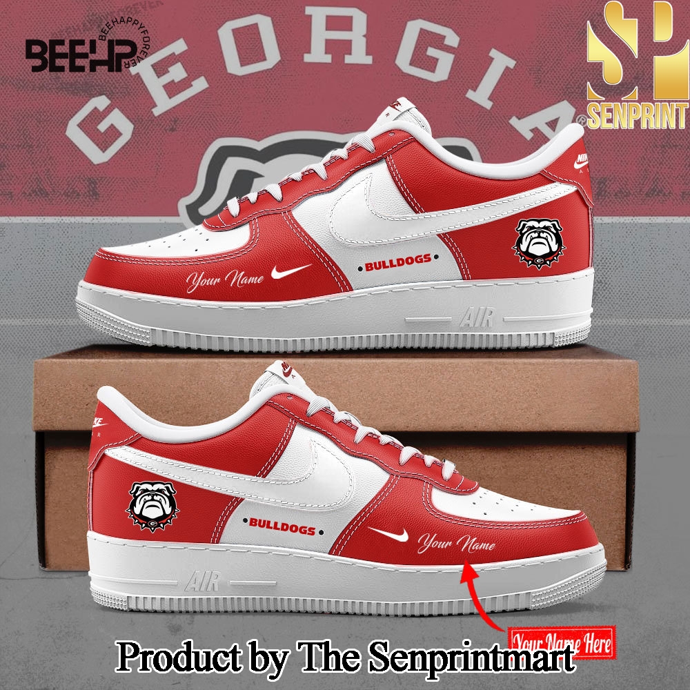 Georgia Bulldogs Air Force For Sport Fans Full Printed Sneakers SEN3146