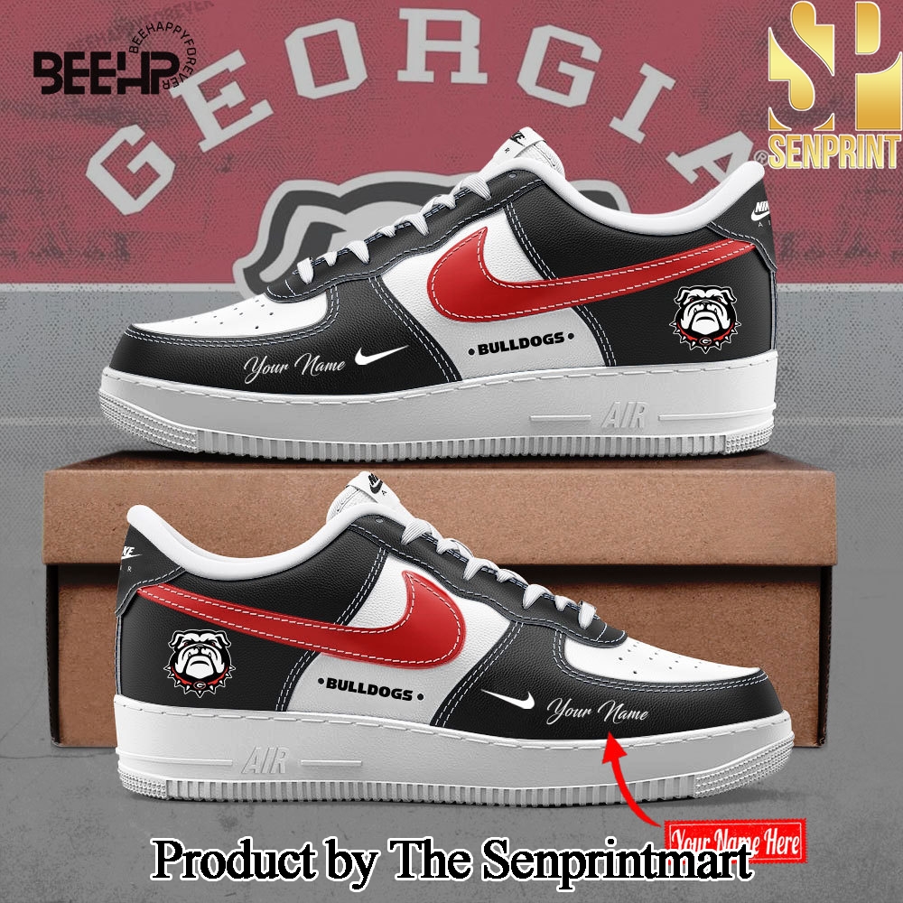 Georgia Bulldogs Air Force For Sport Fans Full Printed Sneakers SEN3147