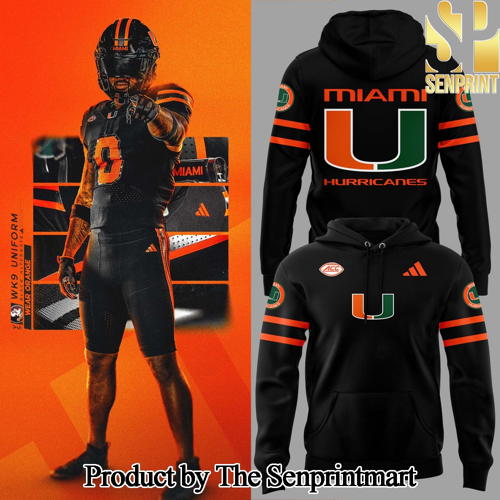 Miami Hurricanes DARK MODE Gift Ideas Full Printing Hoodie SEN3264