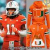 Miami Hurricanes Gift Ideas Full Printing Orange Hoodie SEN3269