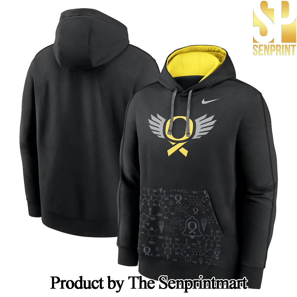 Oregon Ducks Club Unique All Over Printed Pullover Hoodie SEN3397