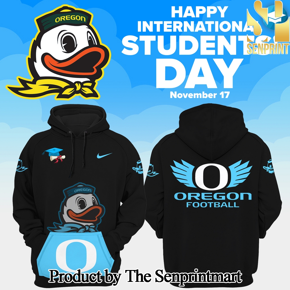 Oregon Ducks Football 2024 International Students’ Day Hoodie SEN3371