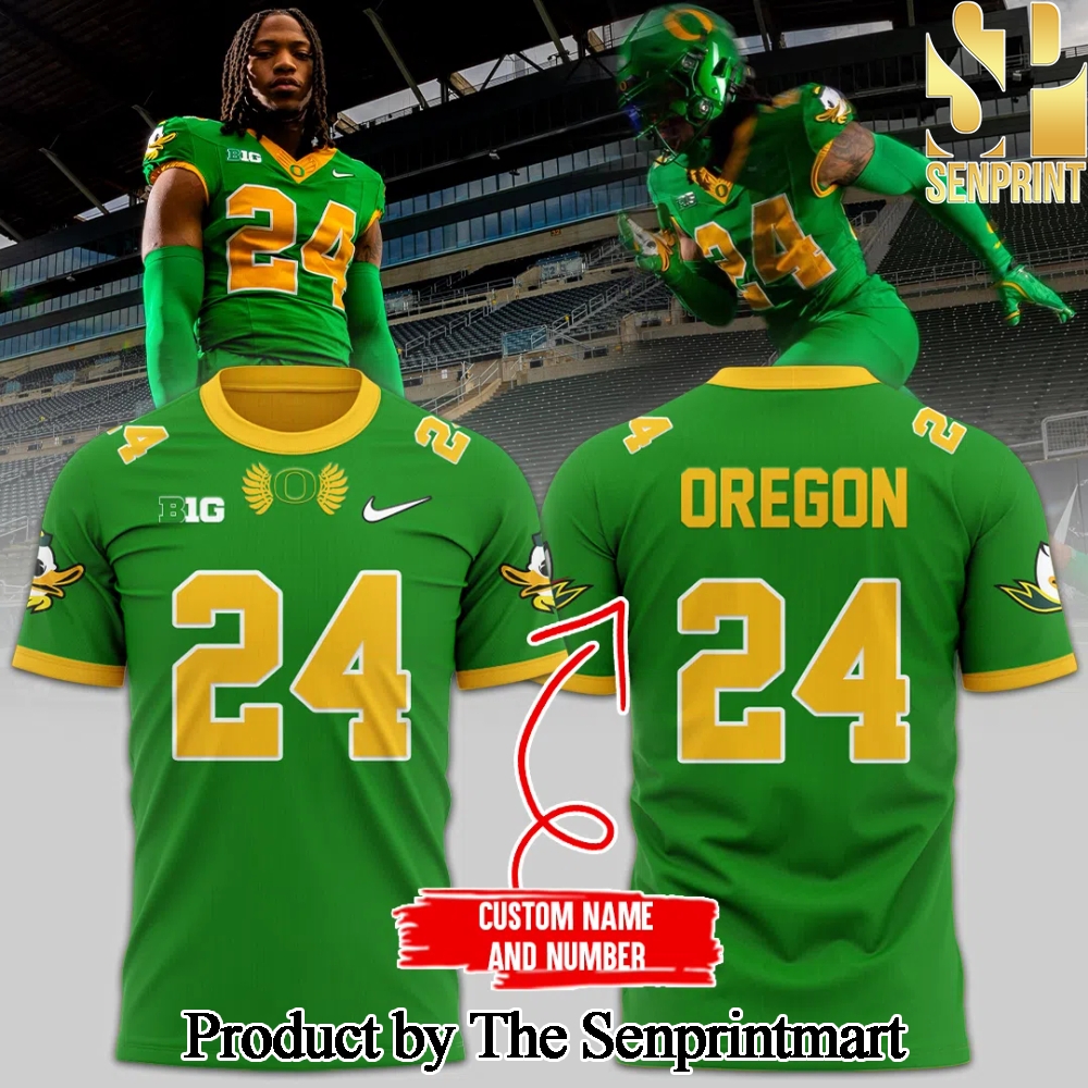 Oregon Ducks football T shirt new version 2024 Custom Number and Custom Name SEN3418