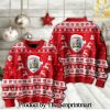 English Football League AFC Wimbledon Knitting Pattern Ugly Christmas Holiday Sweater SEN2288