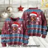 English Premier League Tottenham Hotspur Knitting Pattern Ugly Christmas Holiday Sweater SEN2141