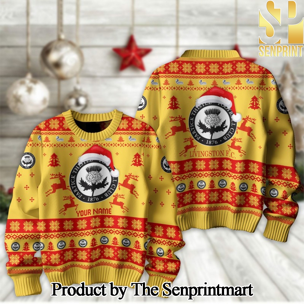 Scottish Professional Football League Partick Thistle FC For Christmas Gifts Ugly Christmas Holiday Sweater SEN2212