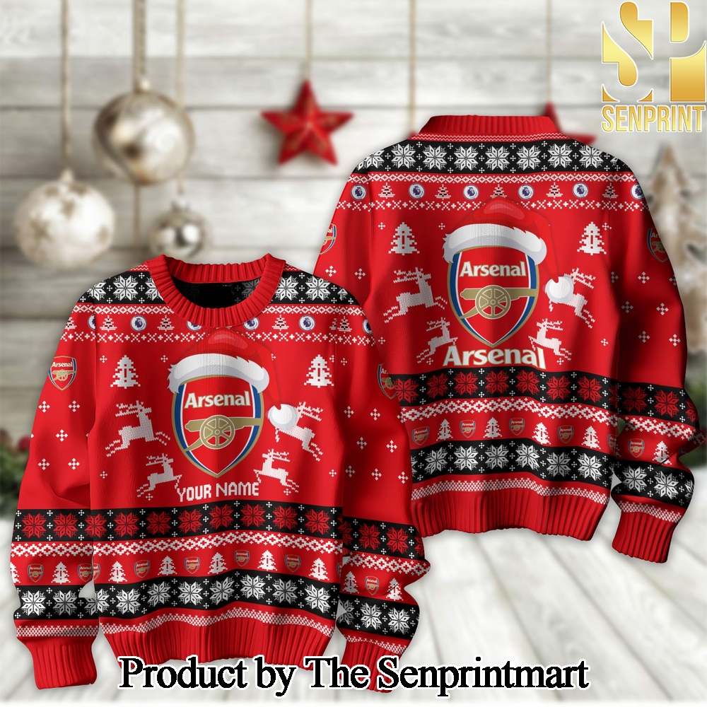 English Premier League Arsenal Ugly Wool Sweater SEN2144