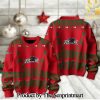 German Ice Hockey League PENNY DEL Bayreuth Tigers Knitting Pattern Ugly Christmas Holiday Sweater SEN2330