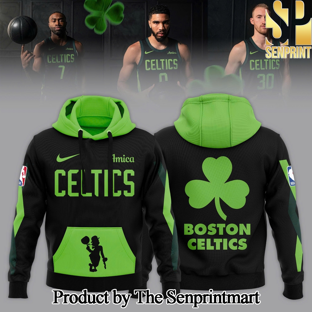 Boston Celtics 2024 25 City For Sport Fans Full Printed Shirt SEN2570