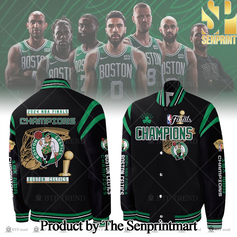 Boston Celtics 2024 NBA Finals Champions Bomber Jacket SEN2587