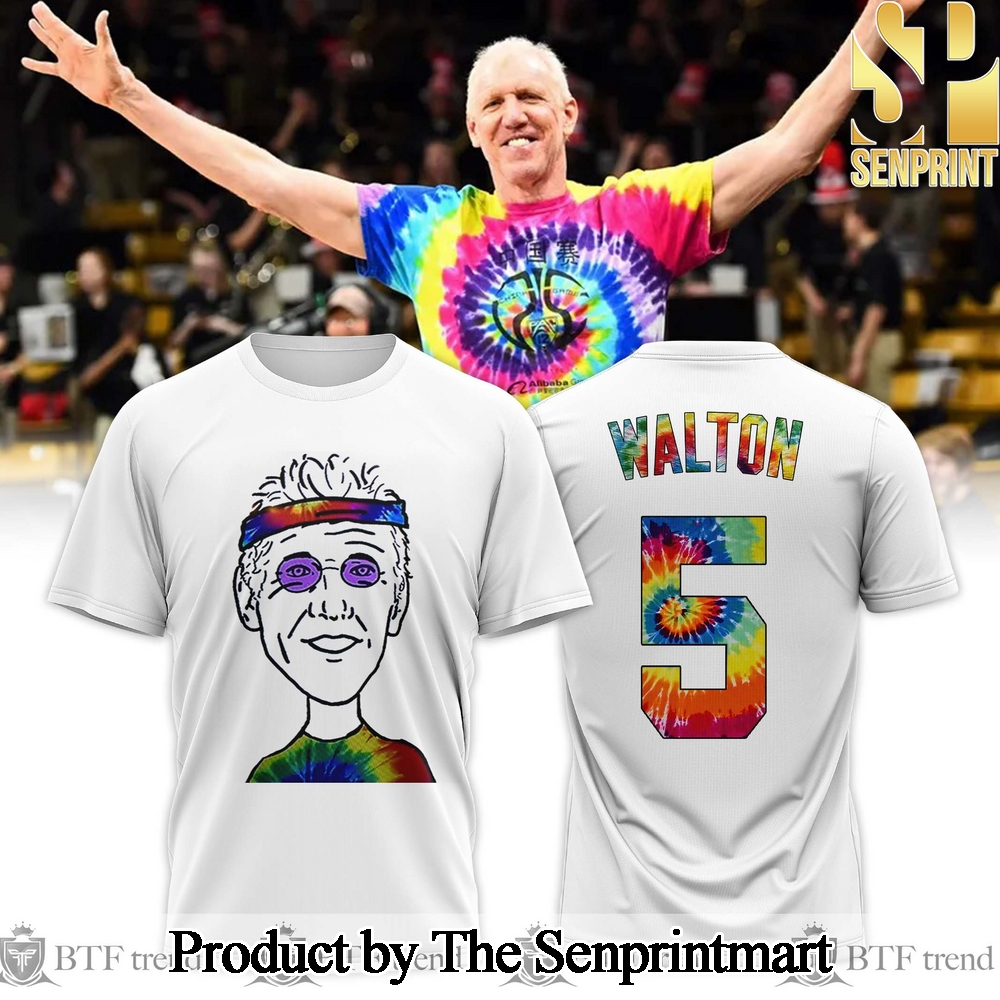 Boston Celtics Bill Walton All Over Printed Classic New Shirt 2024 SEN2595