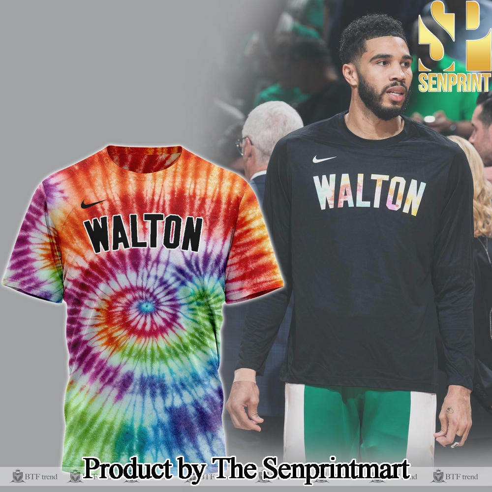 Boston Celtics Bill Walton Tie Dye Style For Sport Fans Full Printed New Shirt SEN2576