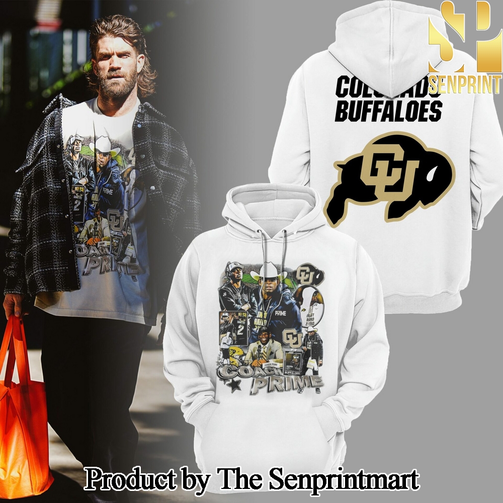 Colorado Buffaloes 2024 Bryce Harper Hoodie SEN2546