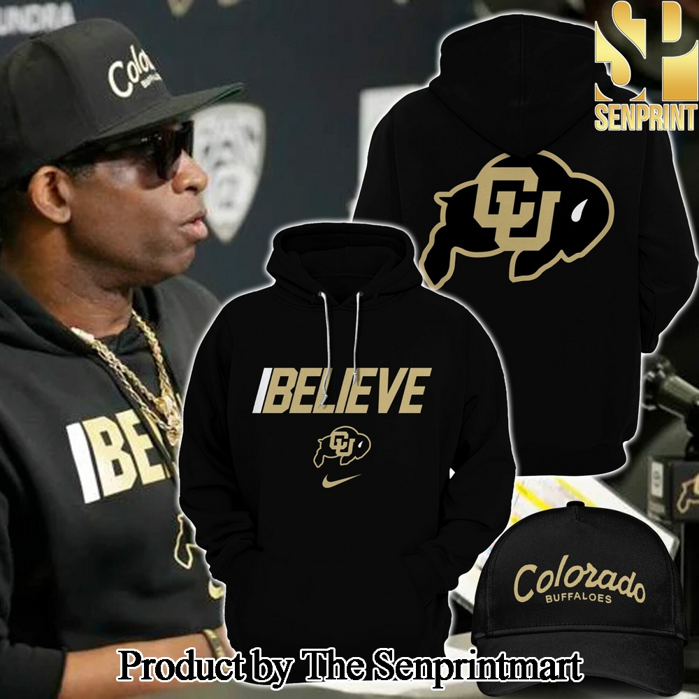 Colorado Buffaloes 2024 IBelieve Pattern Full Printed Pullover Hoodie SEN2549