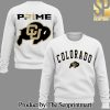 Colorado Buffaloes 2024 White Pattern Full Printed Pullover Hoodie SEN2556