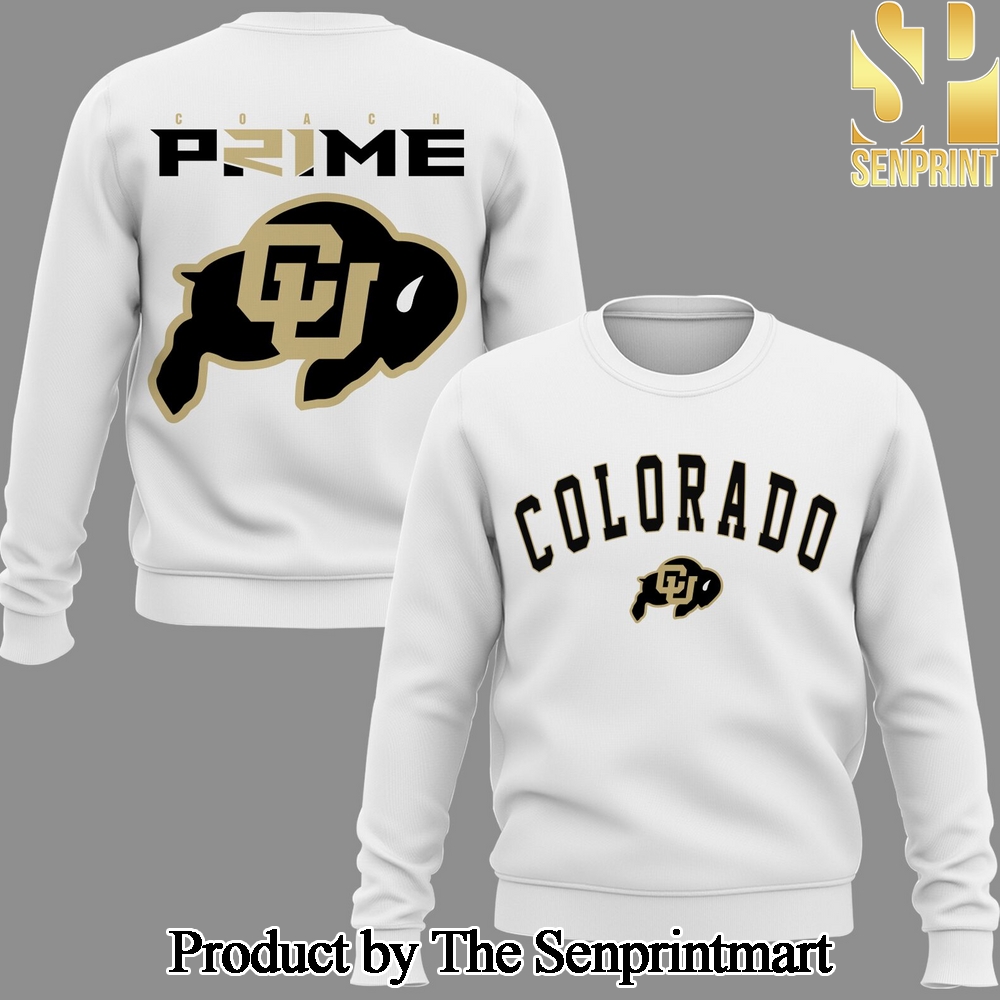 Colorado Buffaloes 2024 White Zion For Sport Fans Full Printed Sweatshirt SEN2558