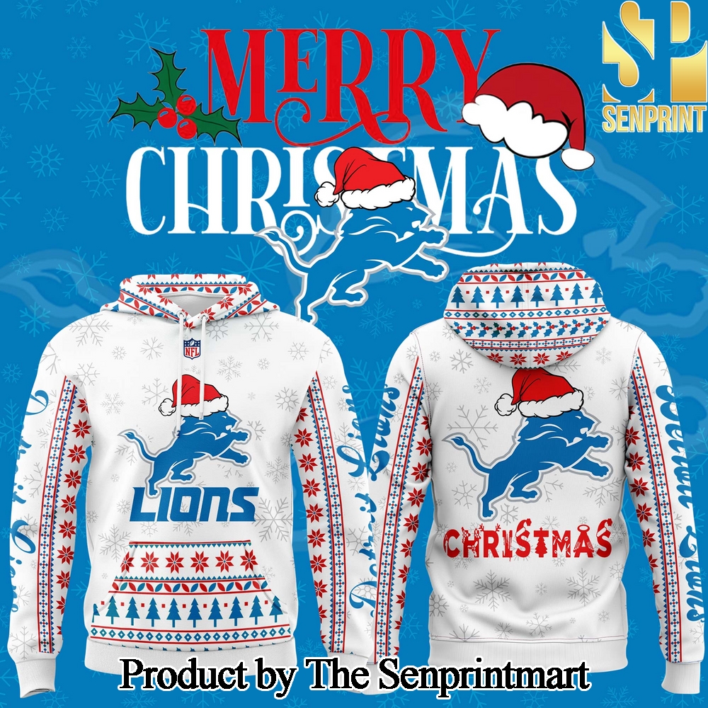 Detroit Lions NFL 2024 Limited Christmas Hoodie SEN2630