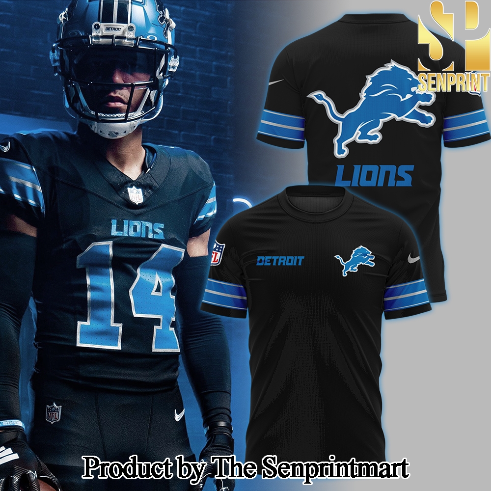 Detroit Lions Team 2024 Black Motor City Muscle Limited TShirt SEN2683