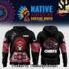 Kansas City Chiefs 2024 Native American Heritage Month Premium Limited Pullover Hoodie SEN2524