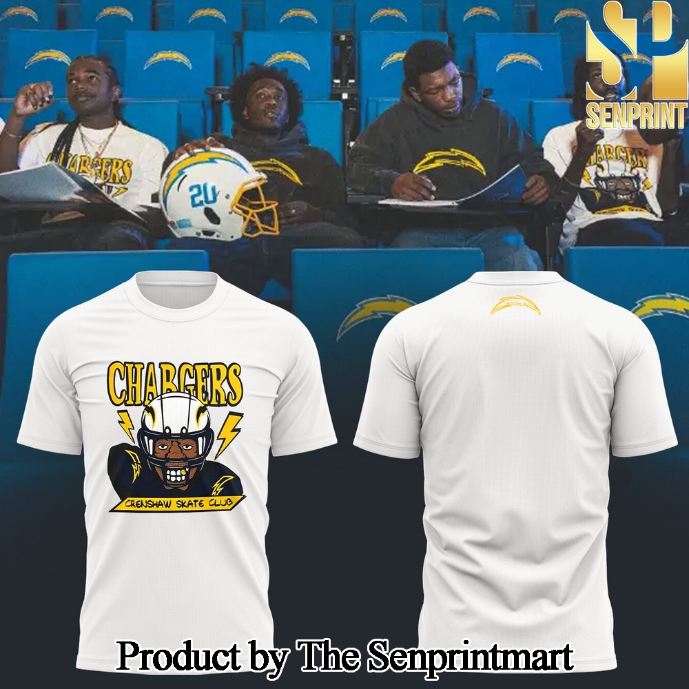 Los Angeles Chargers City Made For Sport Fans Full Printed Tshirt SEN2613