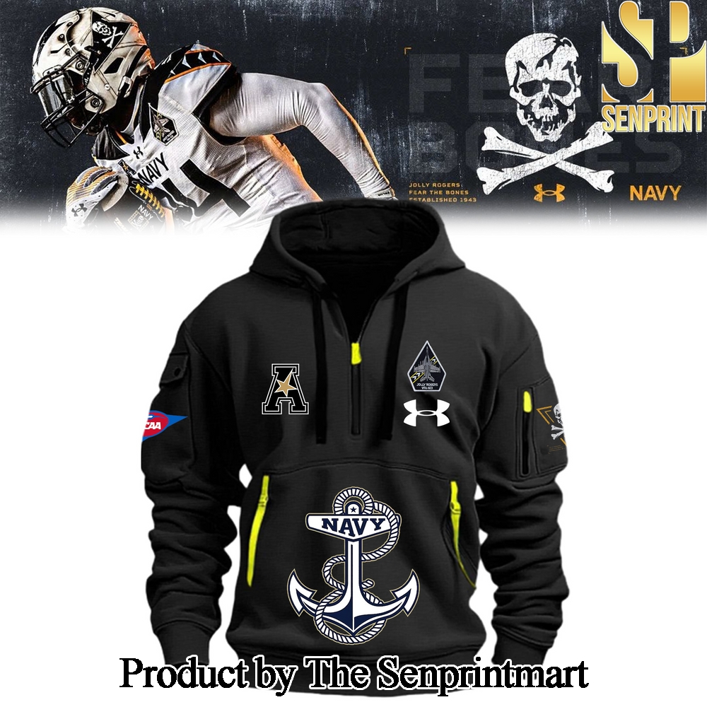 Navy Midshipmen Football 2024 New For Fans Full Printed Hoodie SEN2767