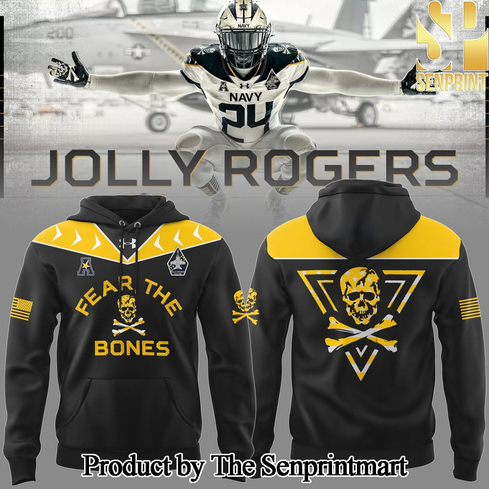 Navy Midshipmen Navy FB 2024 Limited Veterans Jolly Jogger For Fans Full Printed Hoodie SEN2802