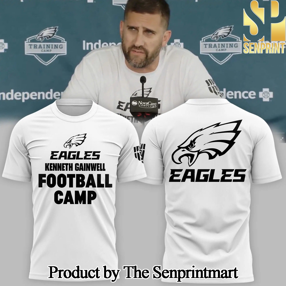 Philadelphia Eagles Printed Logo Training Camp T-Shirt SEN2844