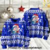 League 1 AJ Auxerre Knitting Pattern Ugly Christmas Sweater SEN2161