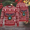 1st Battalion 18th Field Artillery Regiment Woolen Christmas Ugly Sweater SEN0521