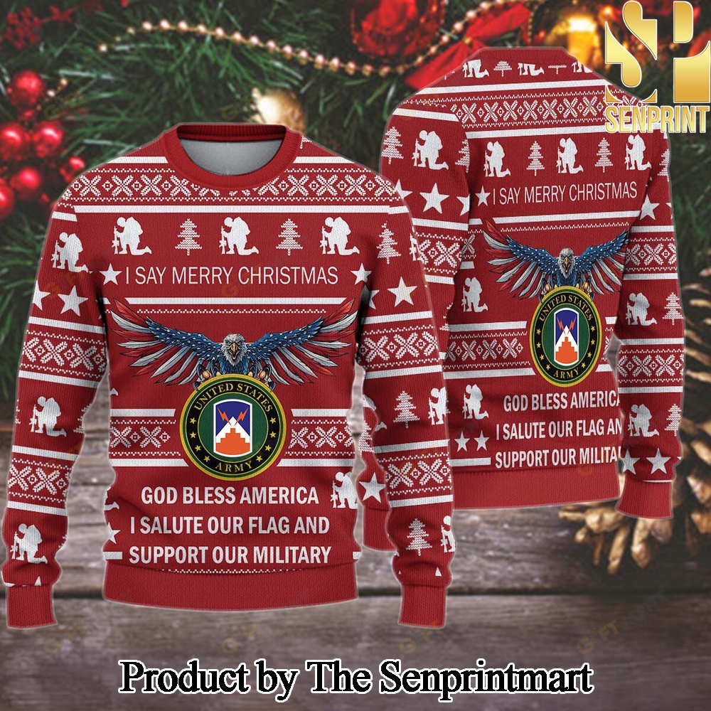 7th Signal Brigad For Christmas Gifts 3D Printed Ugly Christmas Sweater SEN0677