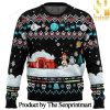 A Very Saiyan Christmas Dragon Ball Z Woolen Christmas Ugly Sweater SEN0332