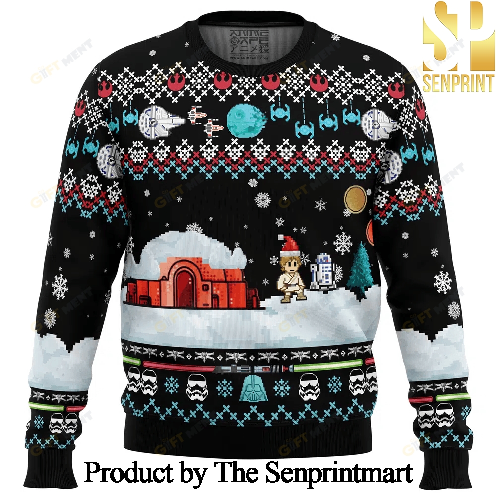 A New Christmas Star Wars Knitting Pattern 3D Print Ugly Sweater SEN0197