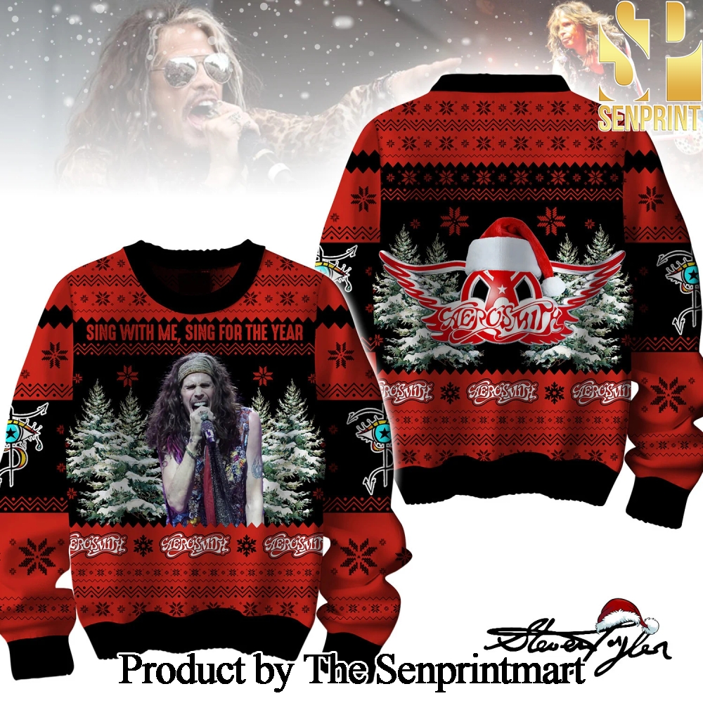 Aerosmith For Christmas Gifts Ugly Christmas Sweater SEN0147