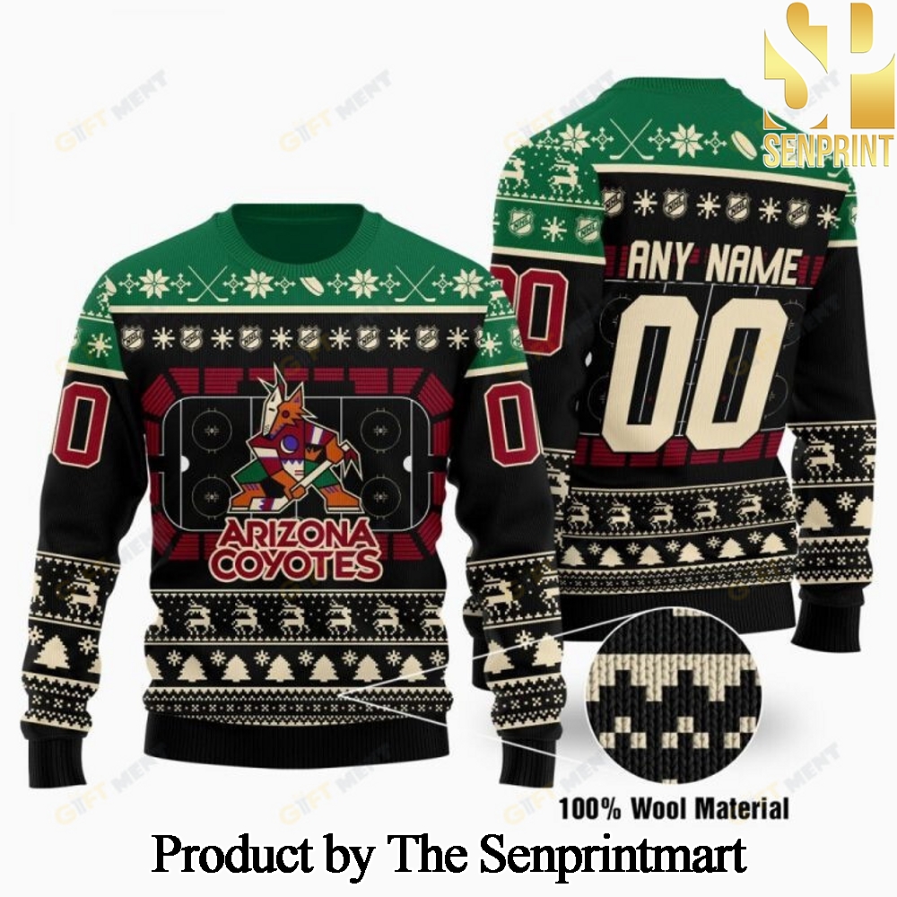 Arizona Coyotes Woolen Christmas Ugly Sweater SEN0584