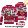 Atlanta Falcons Grinch Knitting Pattern 3D Print Ugly Sweater SEN0743