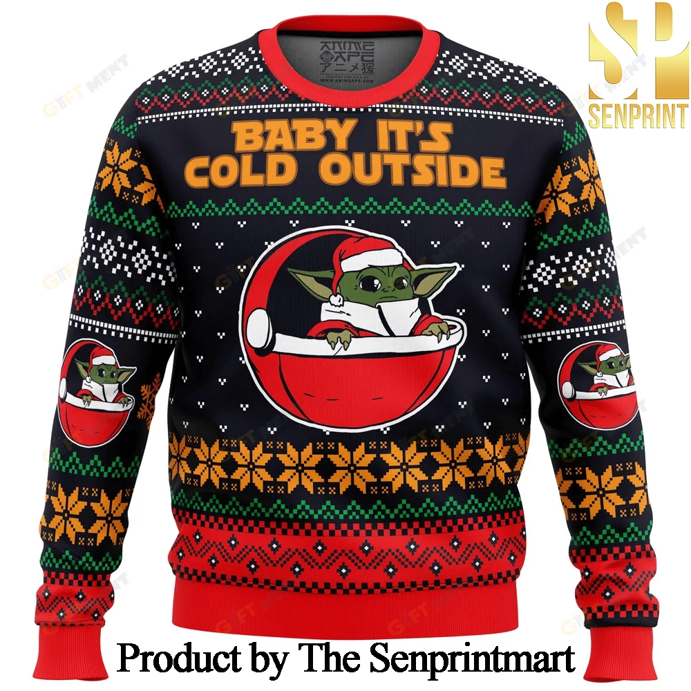 Baby It’s Cold Outside Star Wars Christmas Ugly Wool Knitted Sweater SEN0202