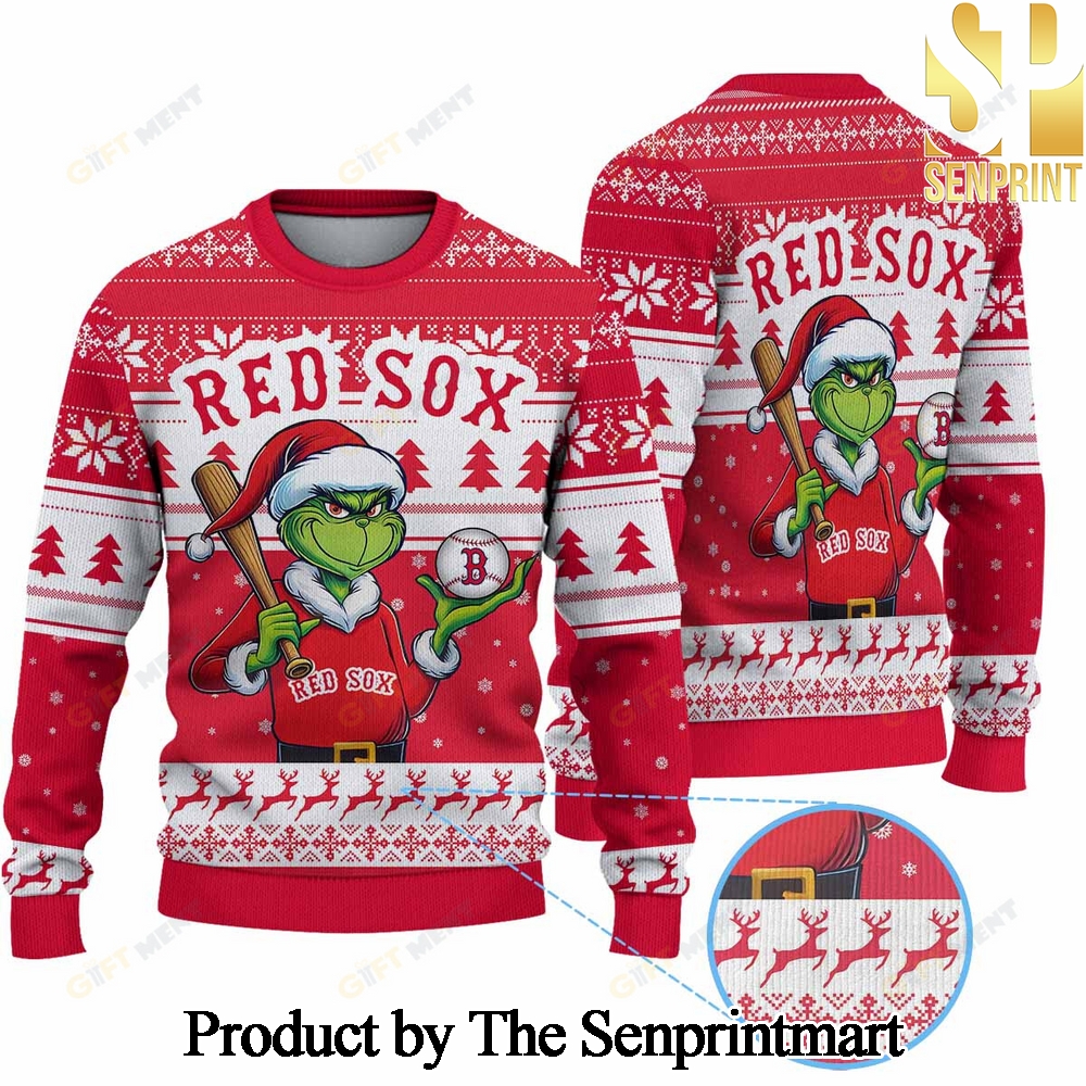 Boston Red Sox MLB For Christmas Gifts 3D Printed Ugly Christmas Sweater SEN0299