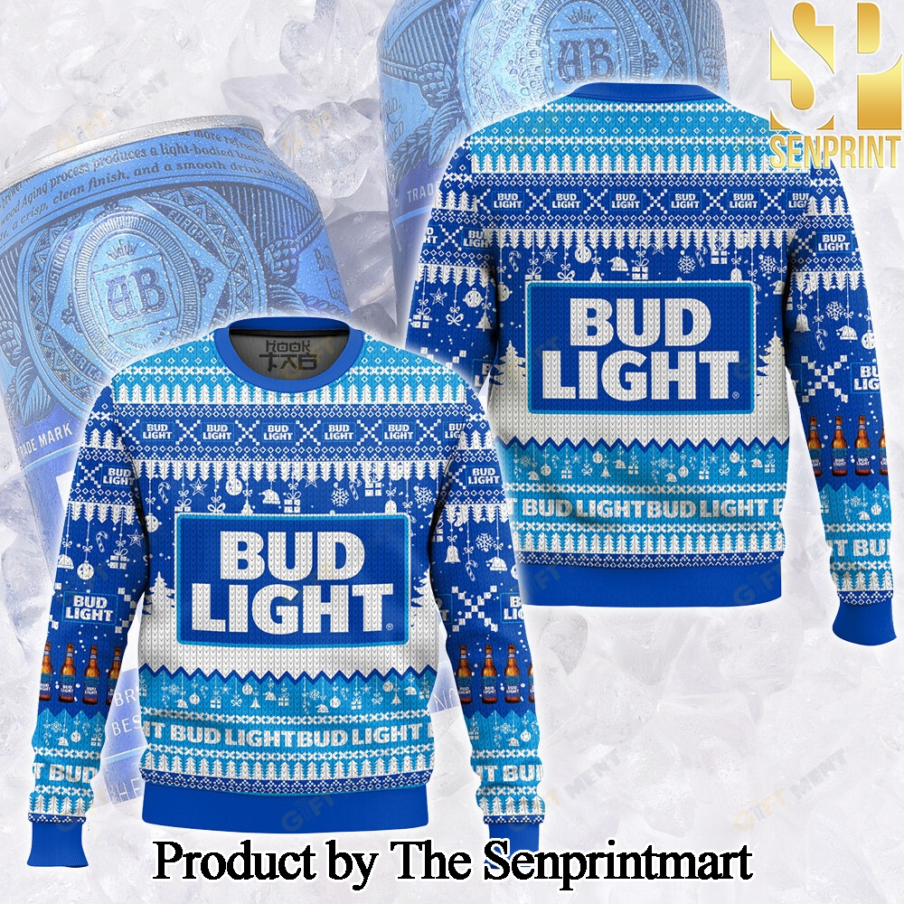 Bud Light Christmas Ugly Wool Knitted Sweater SEN0370