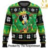 Chicago wofl Grinch For Christmas Gifts Ugly Christmas Wool Knitted Sweater SEN0715