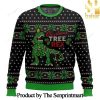 Christmas Tree Pokemon For Christmas Gifts Ugly Christmas Wool Knitted Sweater SEN0253